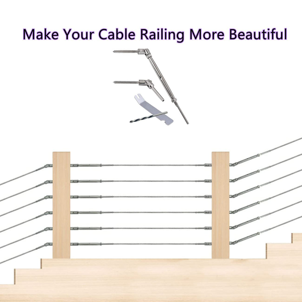 316 Stainless Steel Cable 7x7 500FT V37155