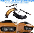 LED Front Turn Signal Chrome Headlight Pack of 2 N93400