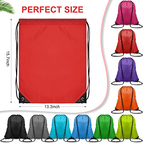 100 Pieces Polyester Drawstring Bags R8158