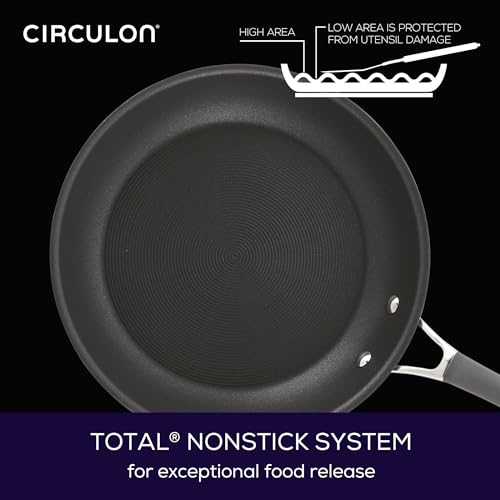 7.5 Quart Gray Hard Anodized Nonstick Stockpot with Lid O5325