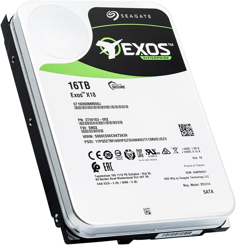 16TB 3.5 Inch SATA 7200 RPM Enterprise HDD O524082