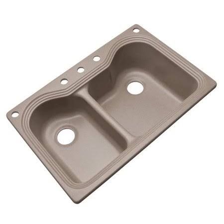 Desert Sand 33x22 L x 22x22 W Kitchen Sink Y4910