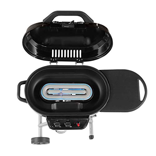 Portable Stand-Up Propane Grill with Push-Button Starter N308568