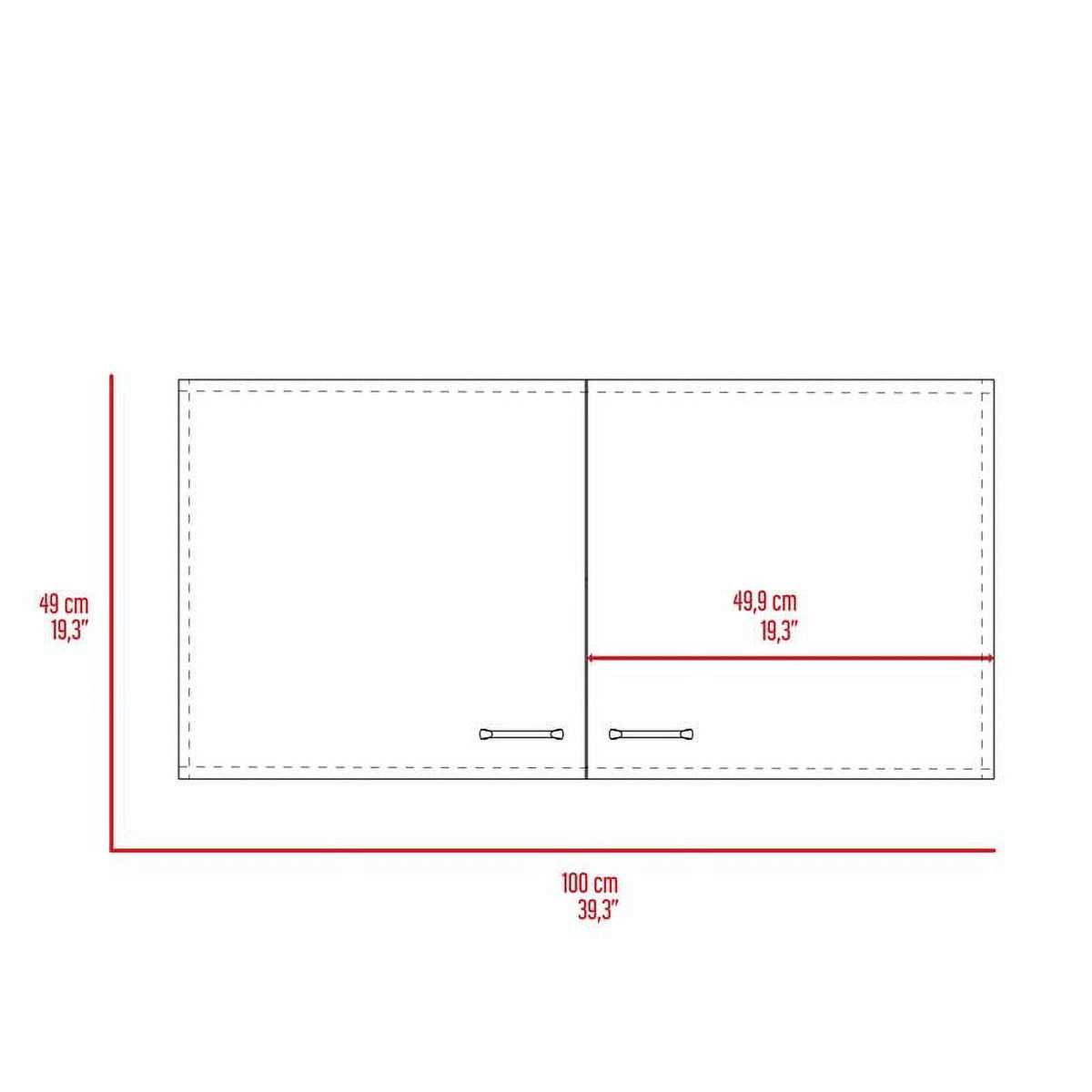 2-Piece Microwave Cabinet Set M543