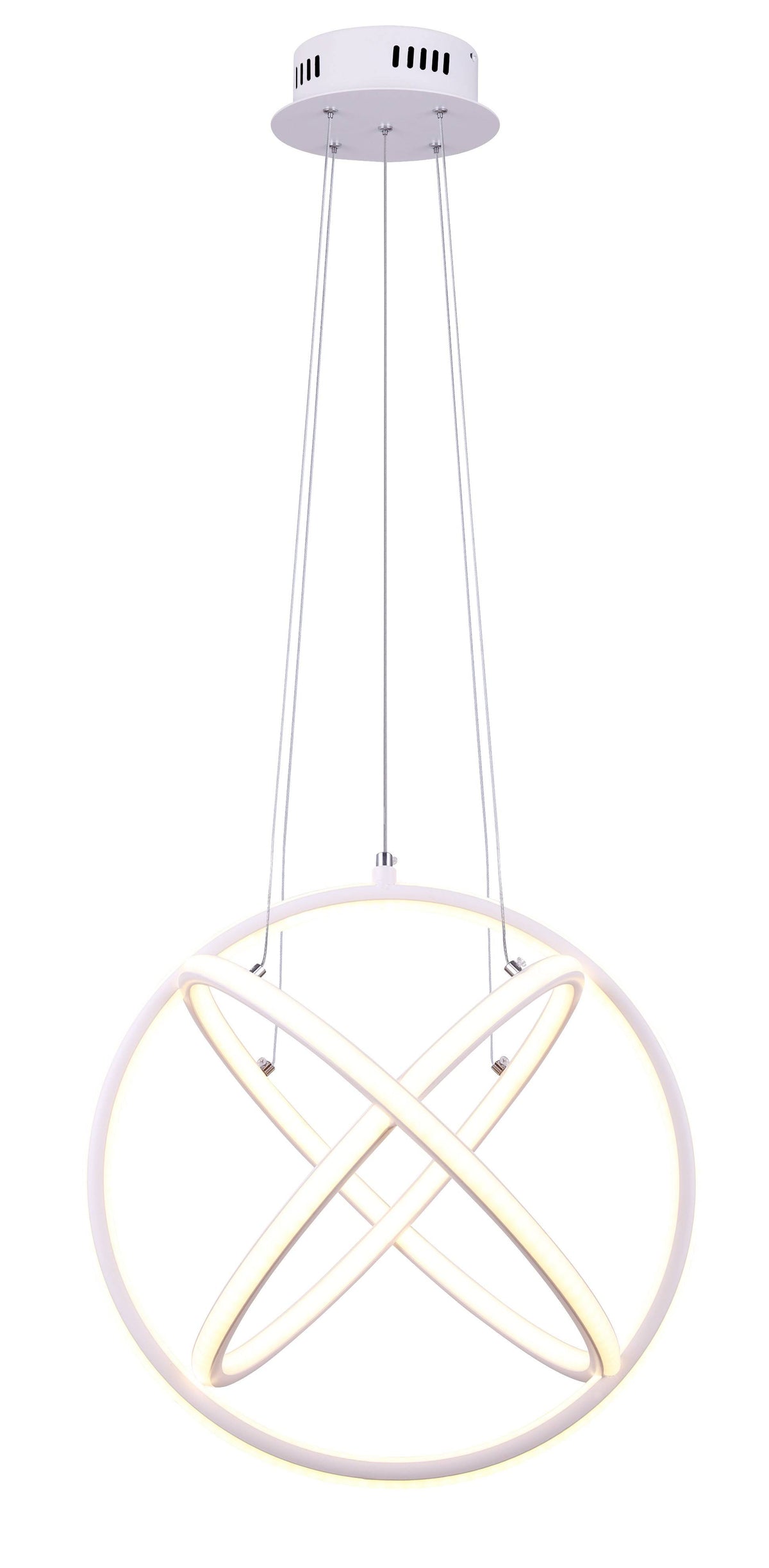 Black LED Chandelier P324
