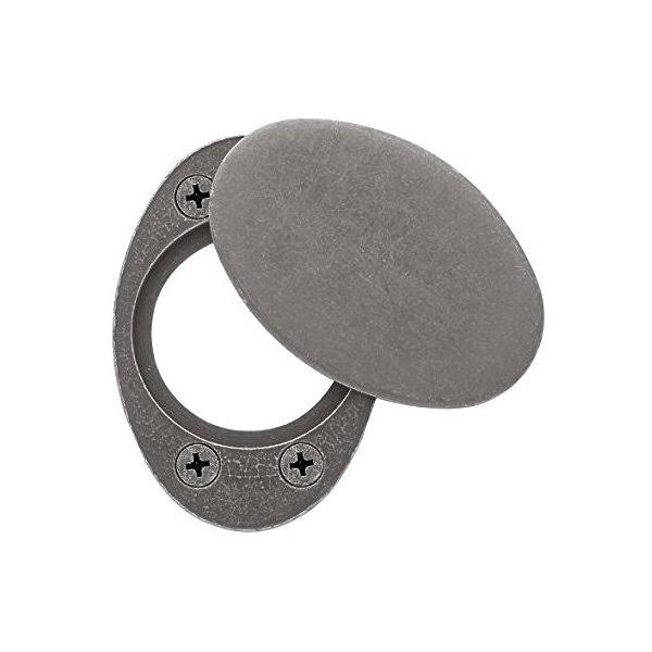 Satin Brass u0026 Black Cylinder Lock Cover Plate X55247