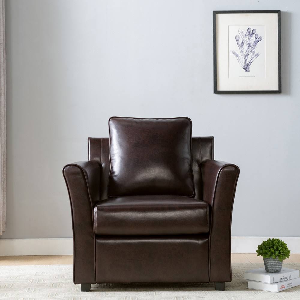 Upholstered Accent Chair Brown N5291