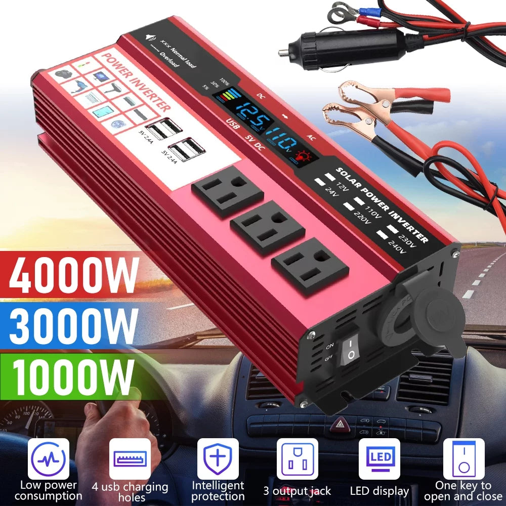 3000W Modified Sine Wave Car Power Inverter U109599