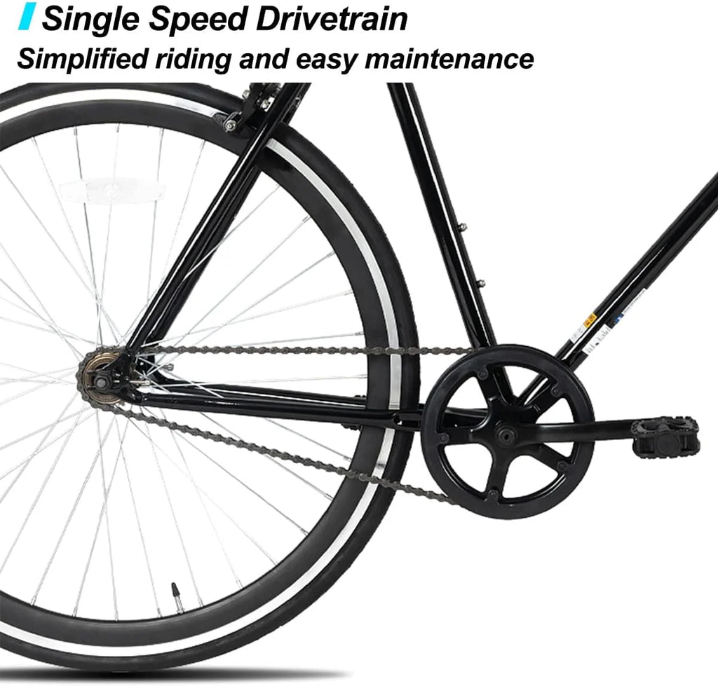 Single Speed Fixed Gear Bike with 700C Wheels E26480