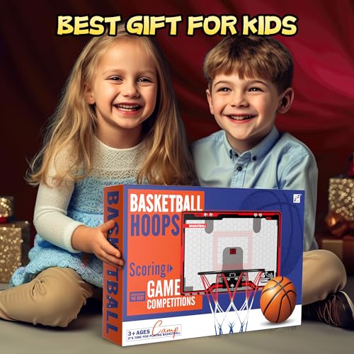 Indoor Basketball Hoop with LED Light and Scoreboard T11691