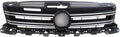 Textured Black Plastic Grille Assembly with Chrome Molding V383