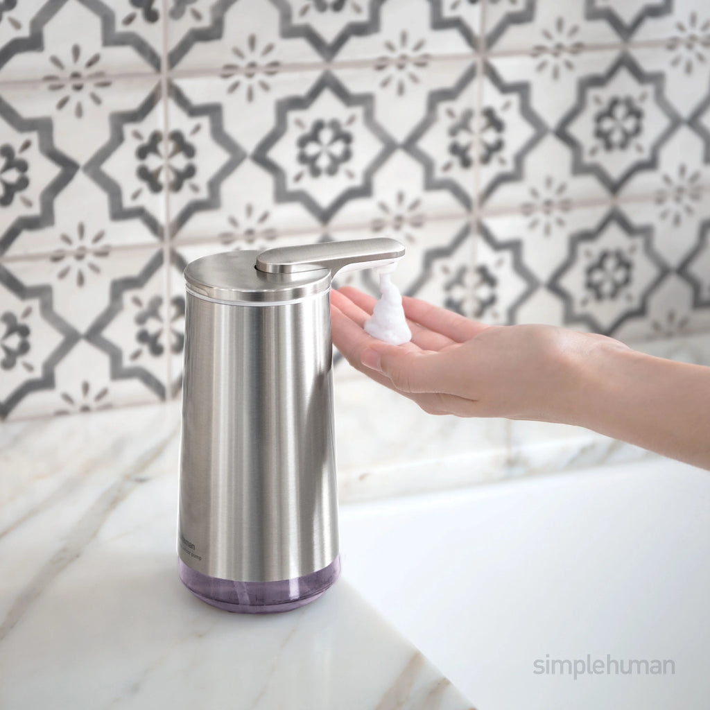 10 oz Touch-Free Automatic Sensor Foam Soap Dispenser Brushed Stainless Steel C85989