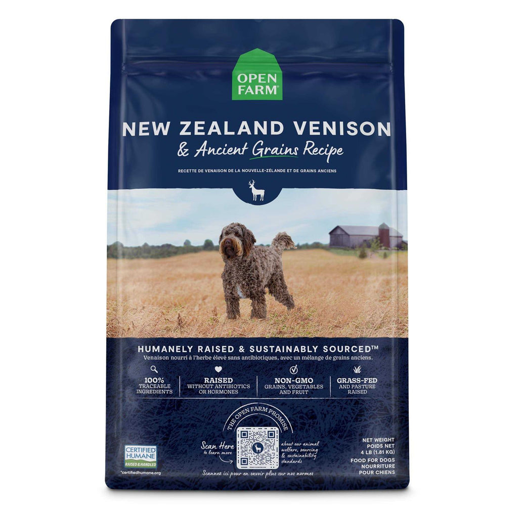 New Zealand Venison Ancient Grains Dry Dog Food L232