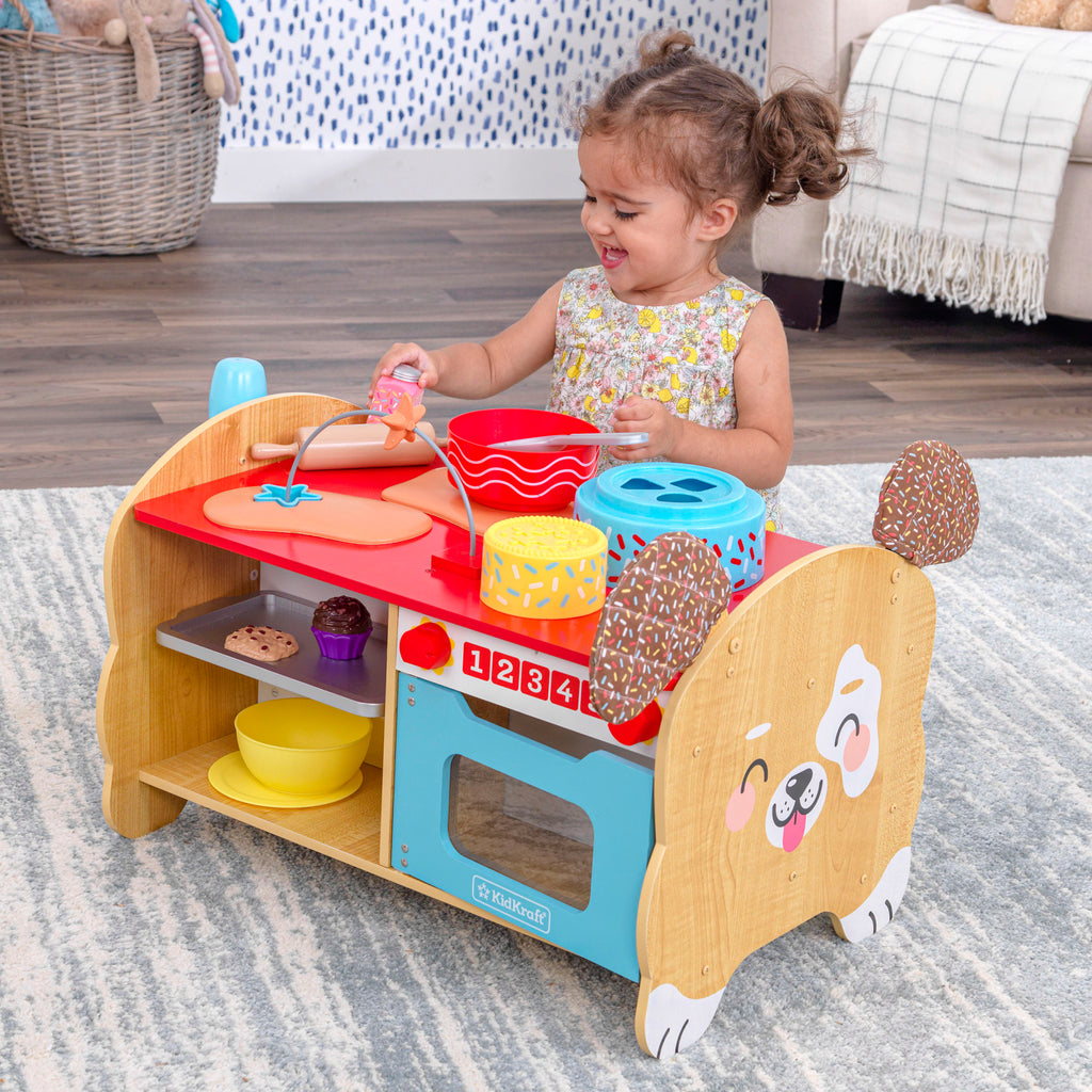 Wooden Toddler Activity Center with 20 Accessories T827029