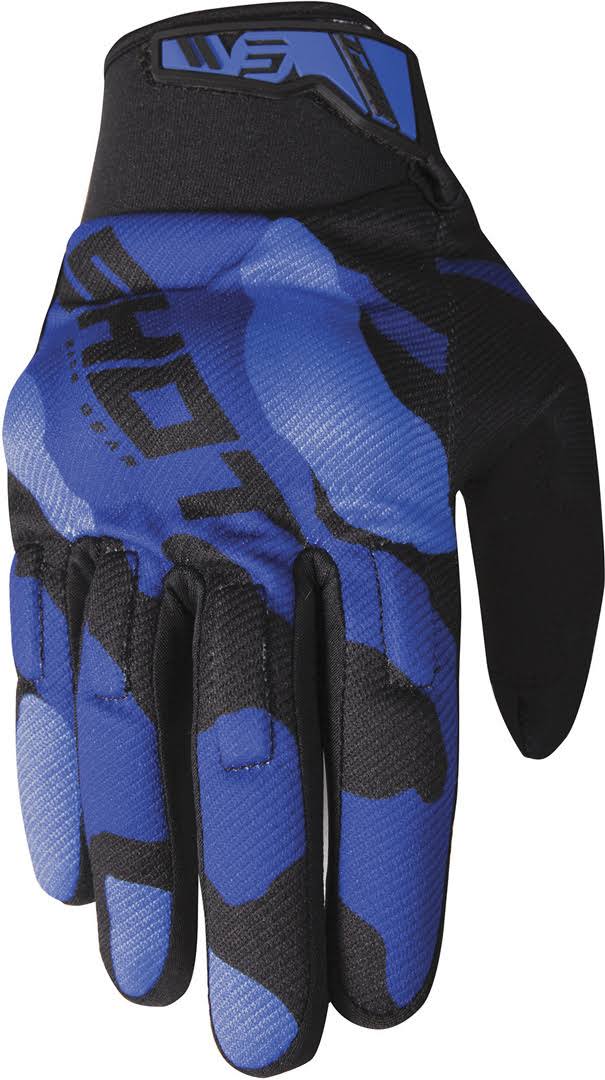 Blue XL Motocross Gloves F522
