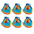 Inflatable Kiddie Pool with Slides & Cannons (6 Pack) T452350