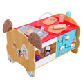 Wooden Toddler Activity Center with 20 Accessories T827029