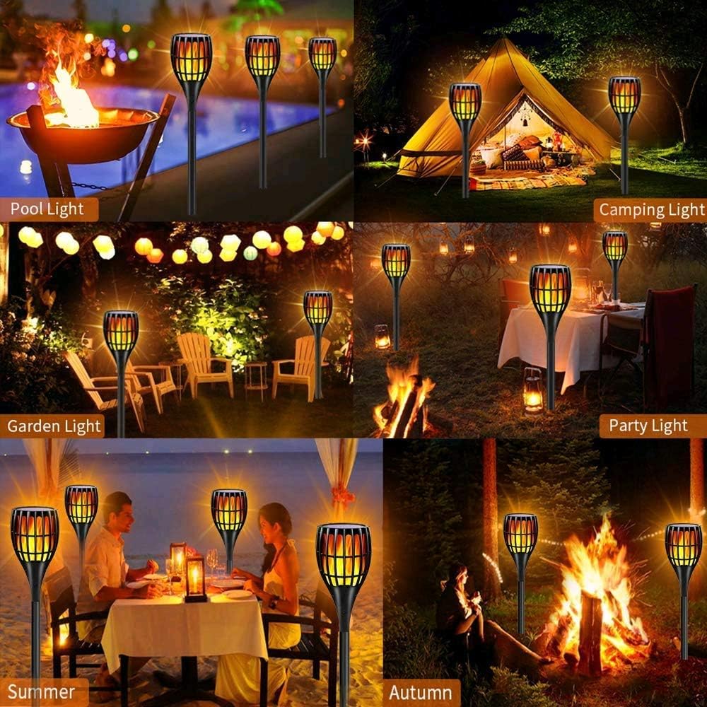 Solar Torch Lights with Flickering Flames A975541