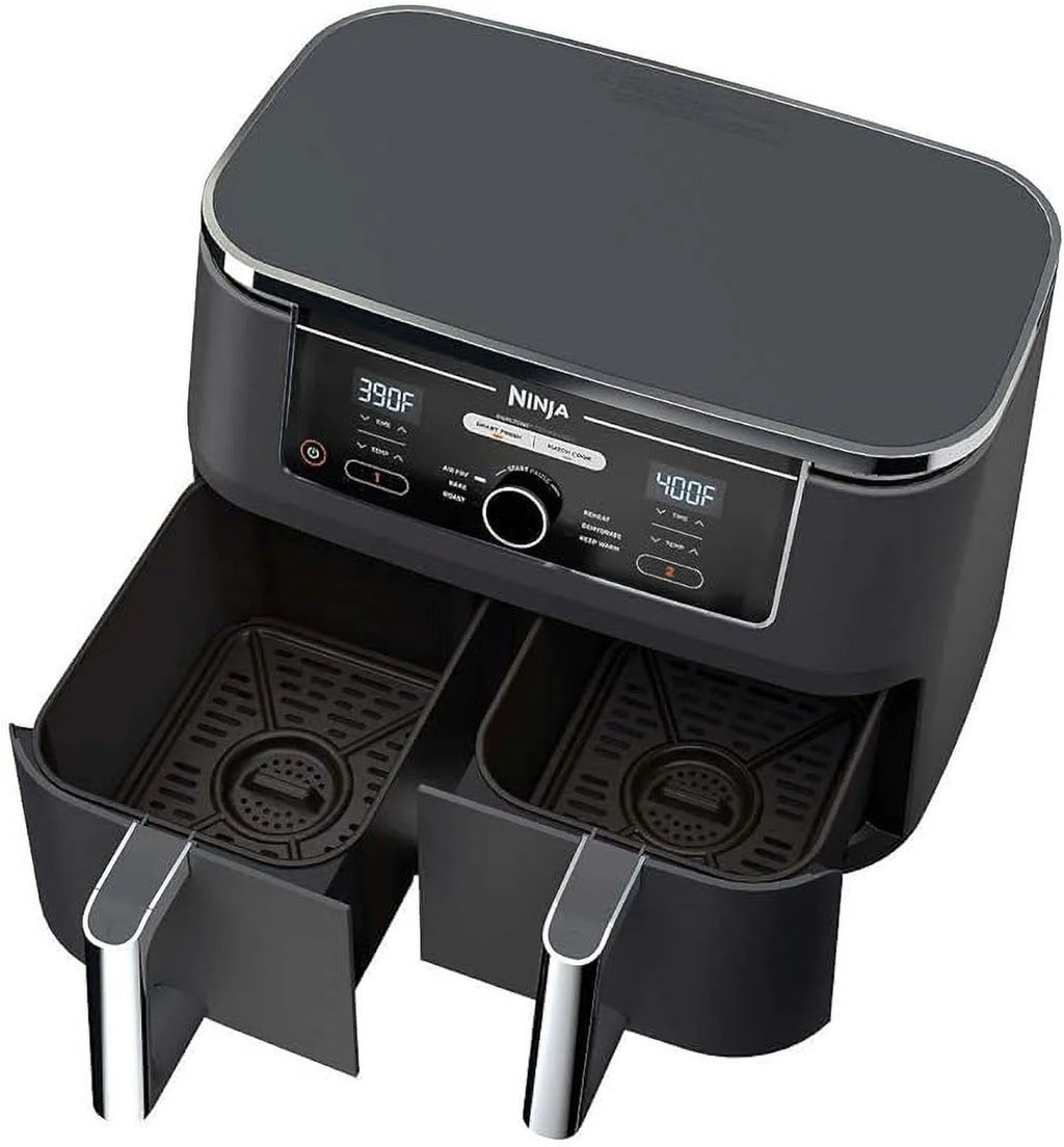 Ninja Foodi 6 in1 10qt XL 2 Basket Air Fryer DualZone Technology - Grey K409