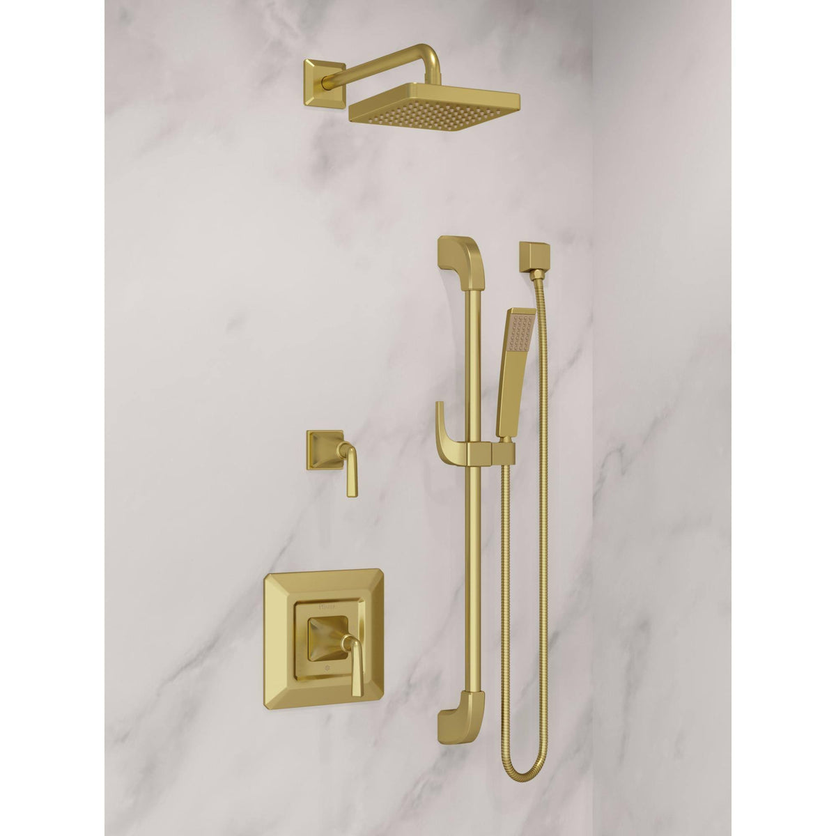 Polished Nickel Single Function Hand Shower Package Y6971