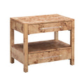 Natural Burl Nightstand K22365