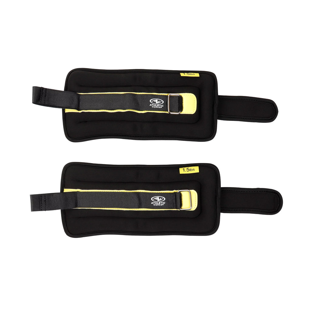 5lb Pair Ankle & Wrist Weights 2.5LBS Adjustable Strap B761576