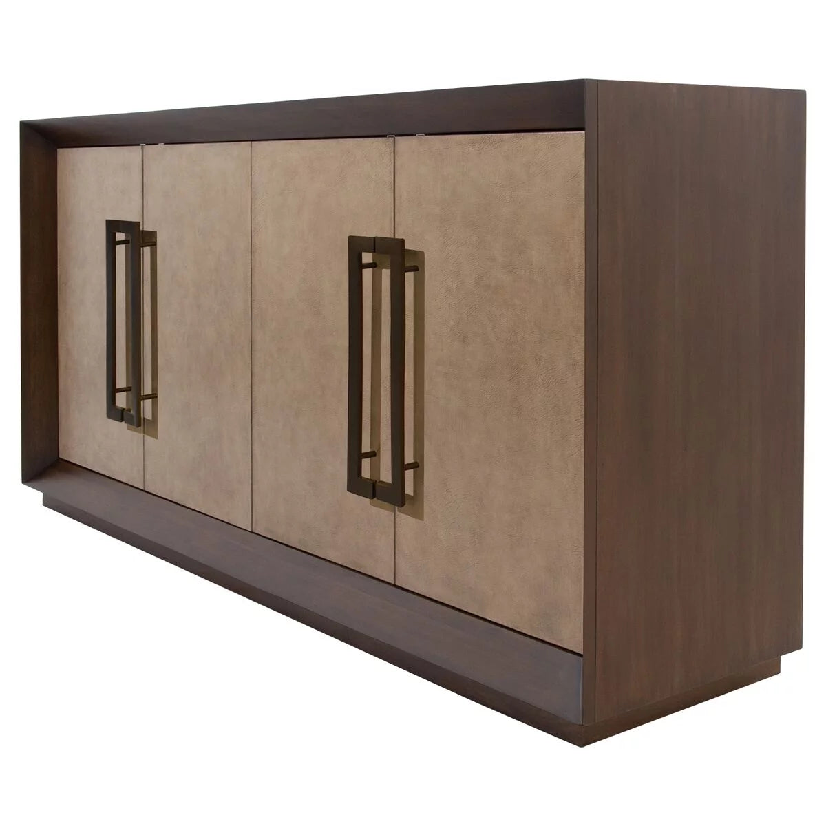 Light brown Leather Cabinet B744719