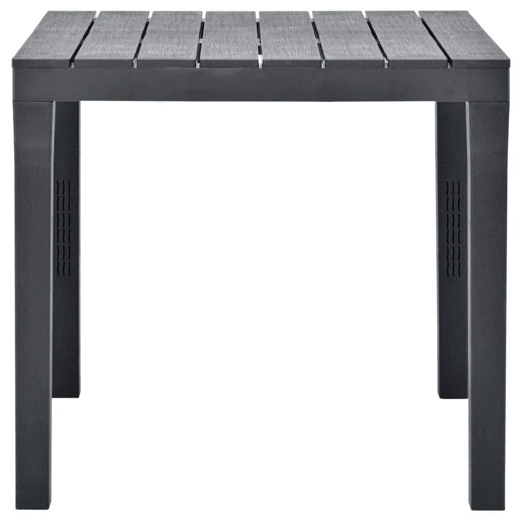 Mocca Plastic Garden Table P317382