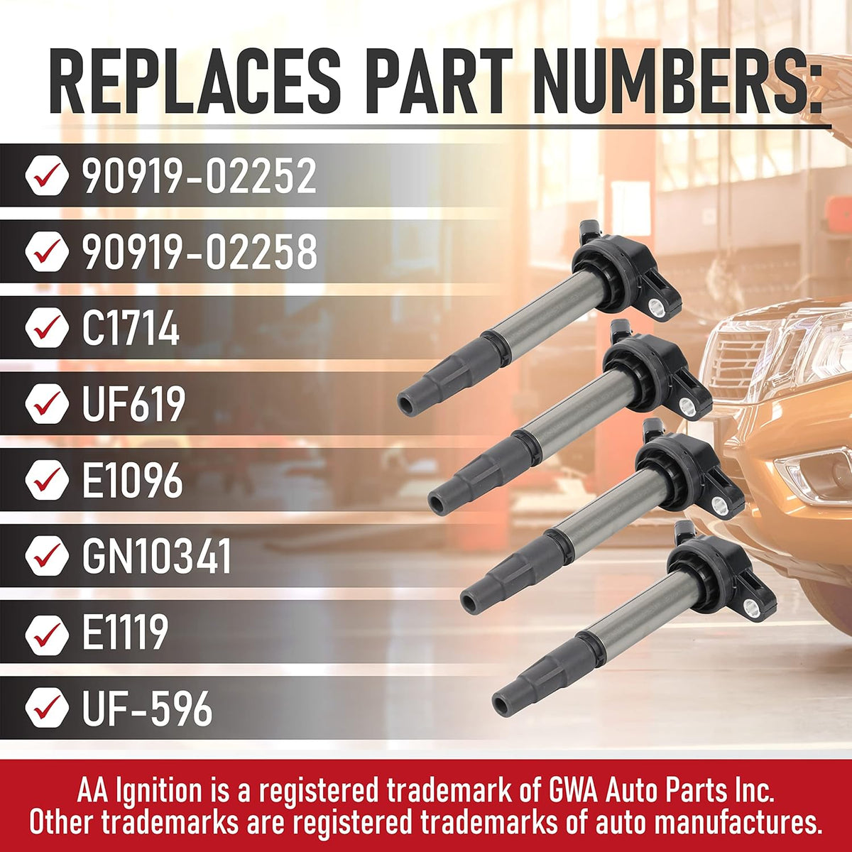 Ignition Coil Pack Set of 4 L79108