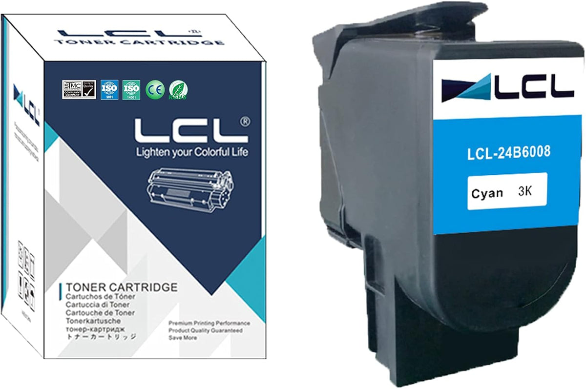 Cyan Toner Cartridge for Lexmark XC2130 XC2132 (1-Pack) R8710