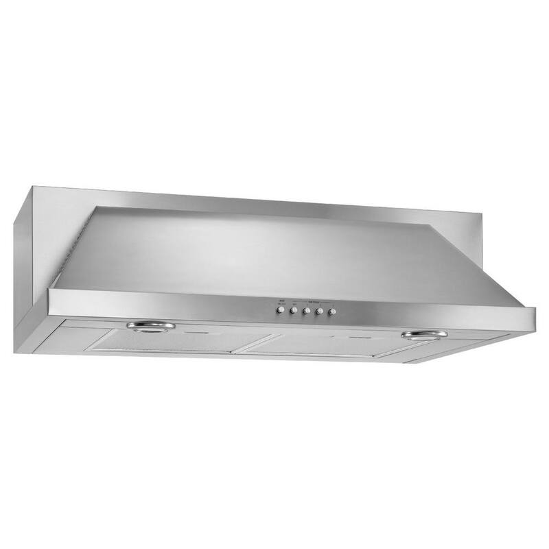 30 in. Convertible Under Cabinet Range Hood with Light in Stainless Steel N725492