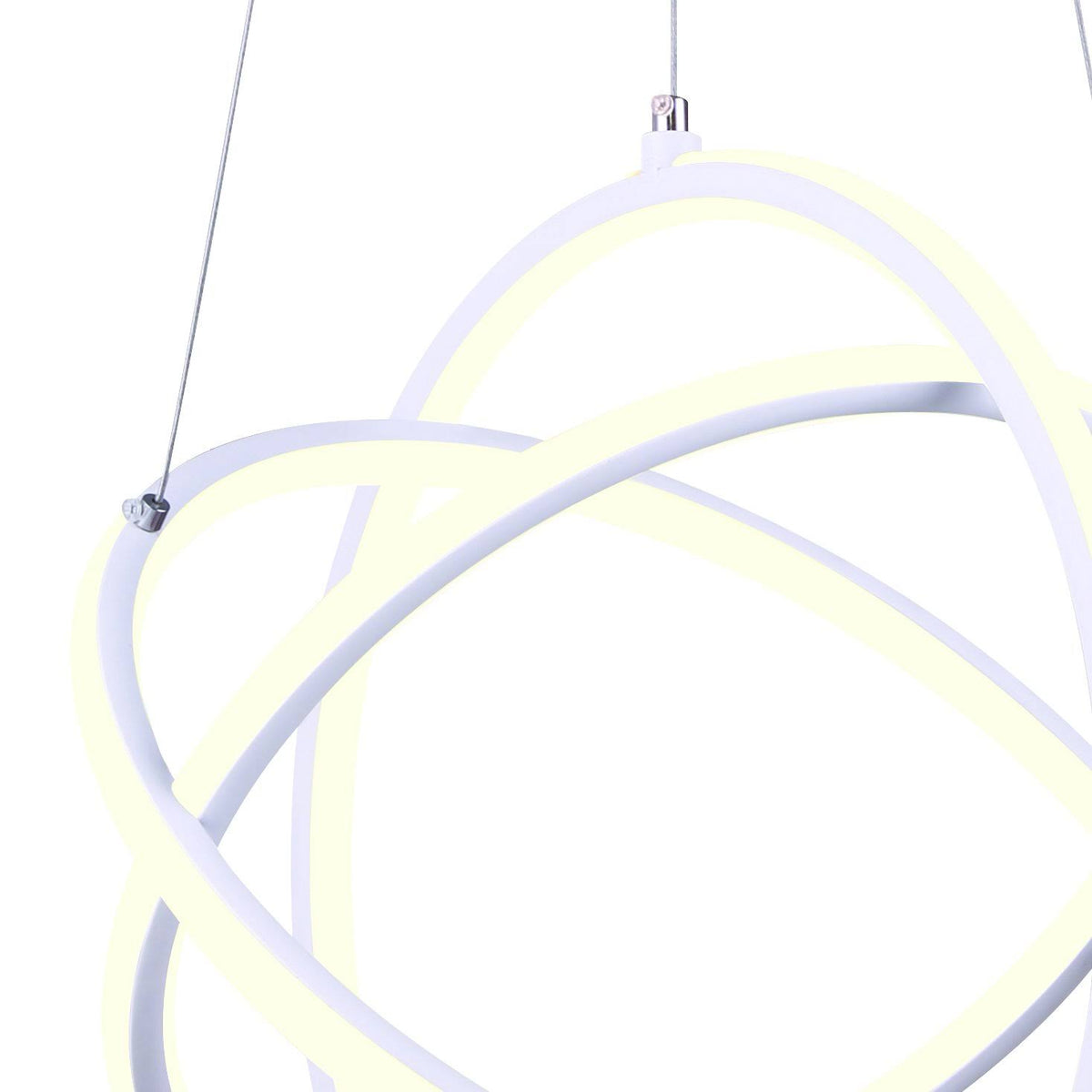 Black LED Chandelier P324