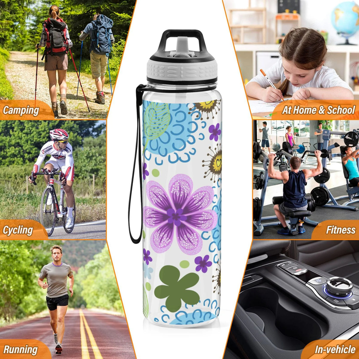 32oz Tritan Leakproof Water Bottle J4926