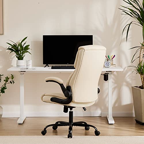 Black Ergonomic PU Leather Office Chair L345990