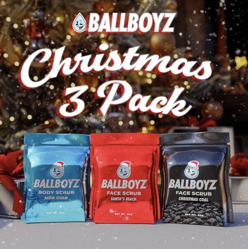 Christmas Face and Body Scrub Kit Variety 3 Pack G161360