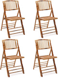 Bamboo Folding Chair 4 Pack H392