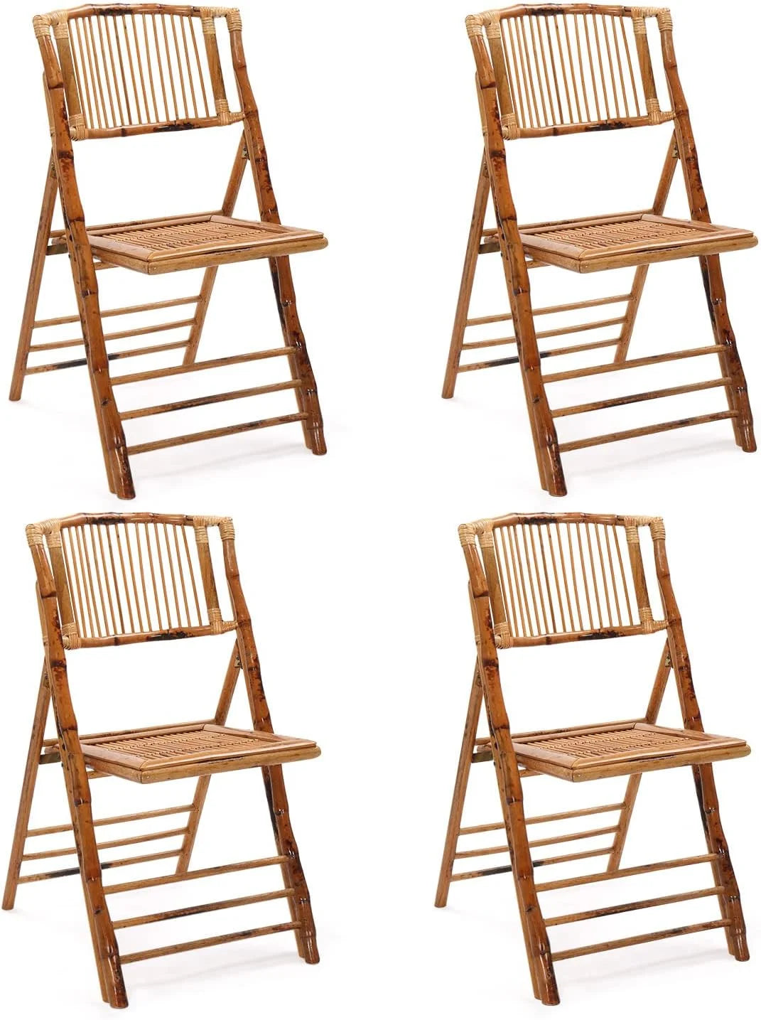 Bamboo Folding Chair 4 Pack H392