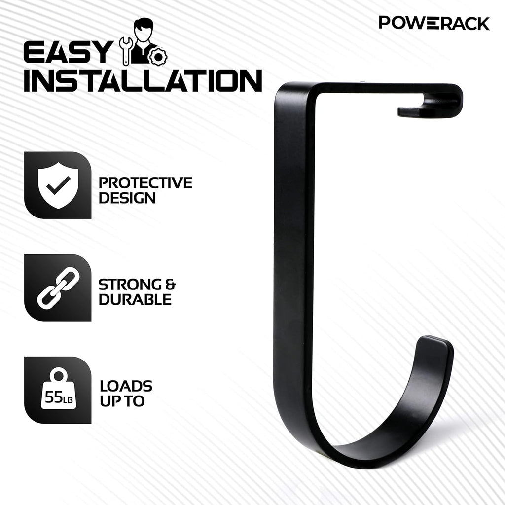 Overhead Garage Shelving Storage Rack, Adjustable 3’ x 6’, Heavy Duty Mounted Storage Shelves with 4 Flat Hooks Q127641