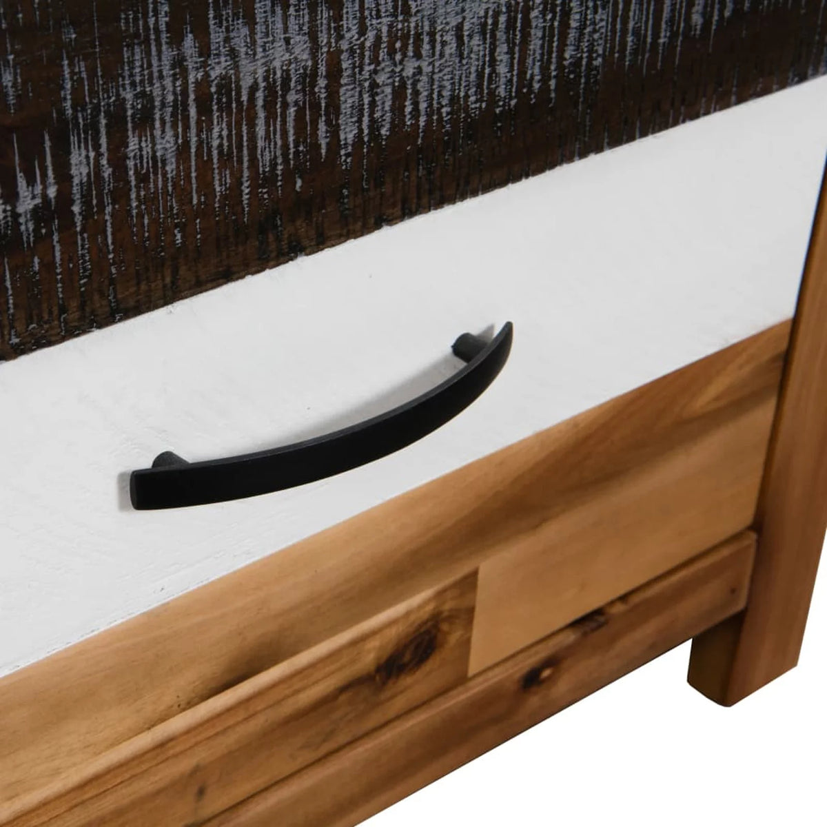 Wooden Coffee Table with Storage Drawer and Shelf M698034