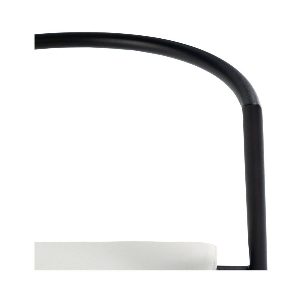 26-inch Counter Stool White/Black V31808