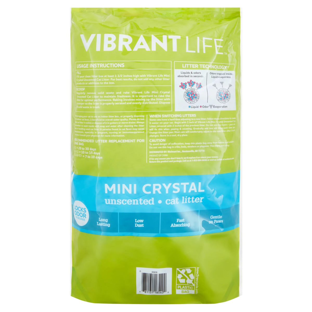 Mini Unscented Cat Litter, 4 lb J474578