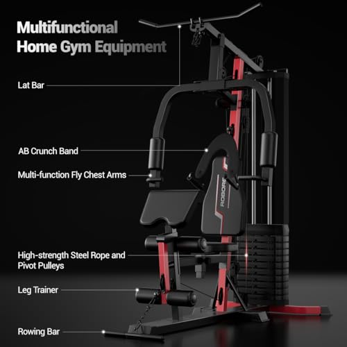 Home Gym Workout Station with 160LBS Weight Stack R72208
