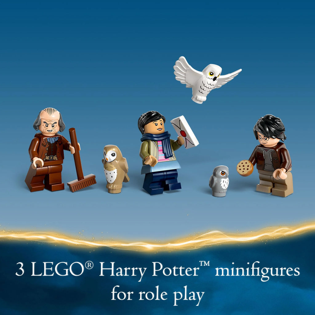 LEGO Harry Potter Hogwarts Castle Owlery Toy Playset with 3 Characters O72041