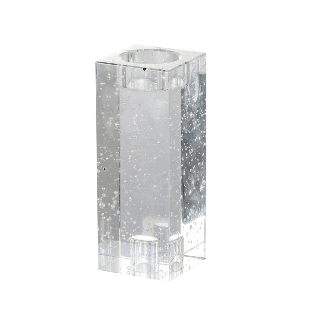 Clear 6-Inch Glass Candle Holder A60440
