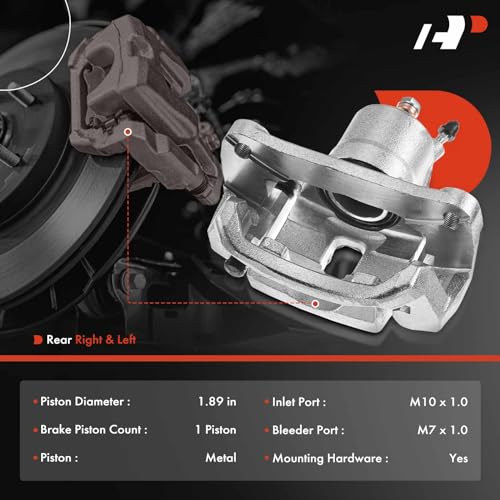Disc Brake Caliper Assembly with Bracket Rear Left Driver Side Z864970