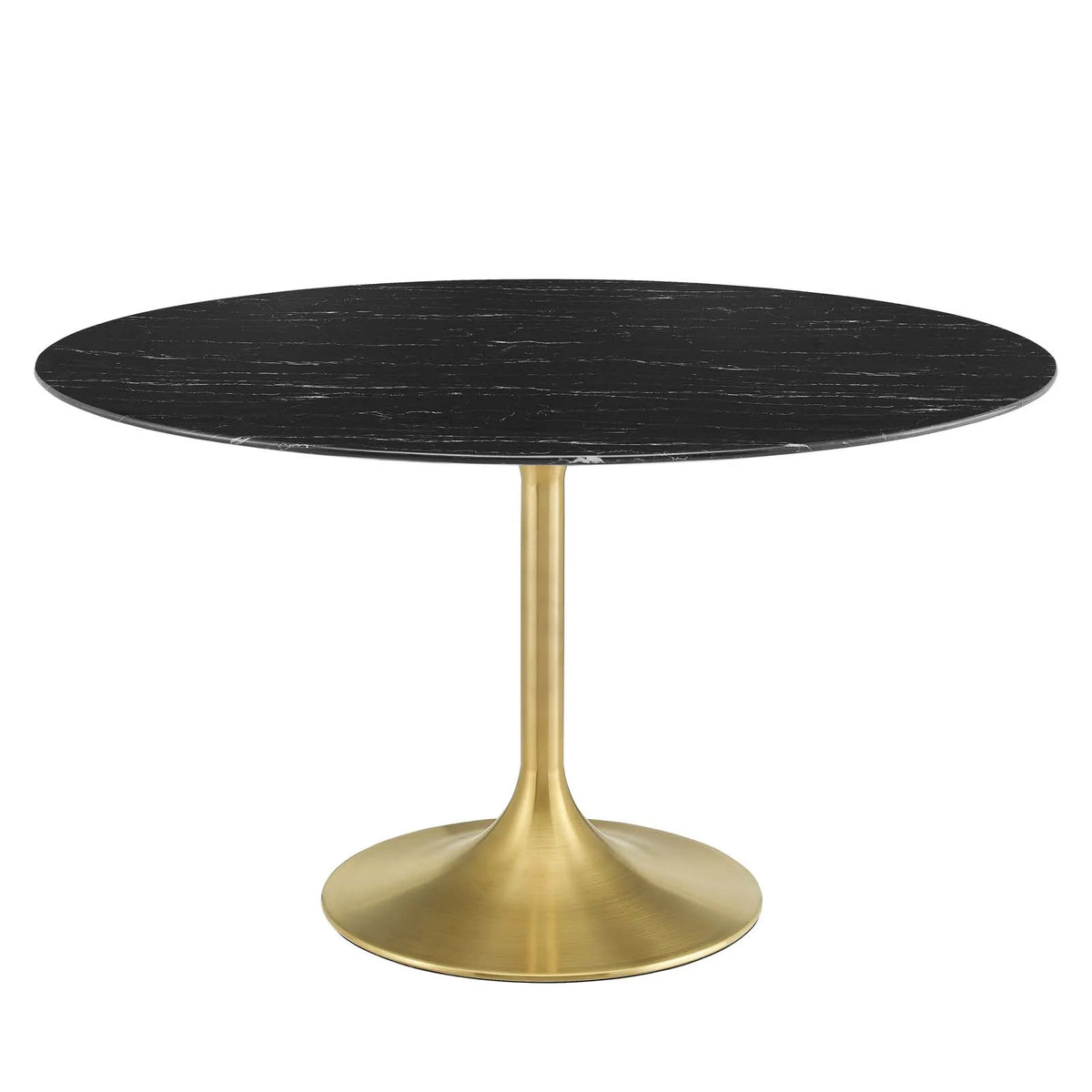Round Artificial Marble Metal Dining Table J239953