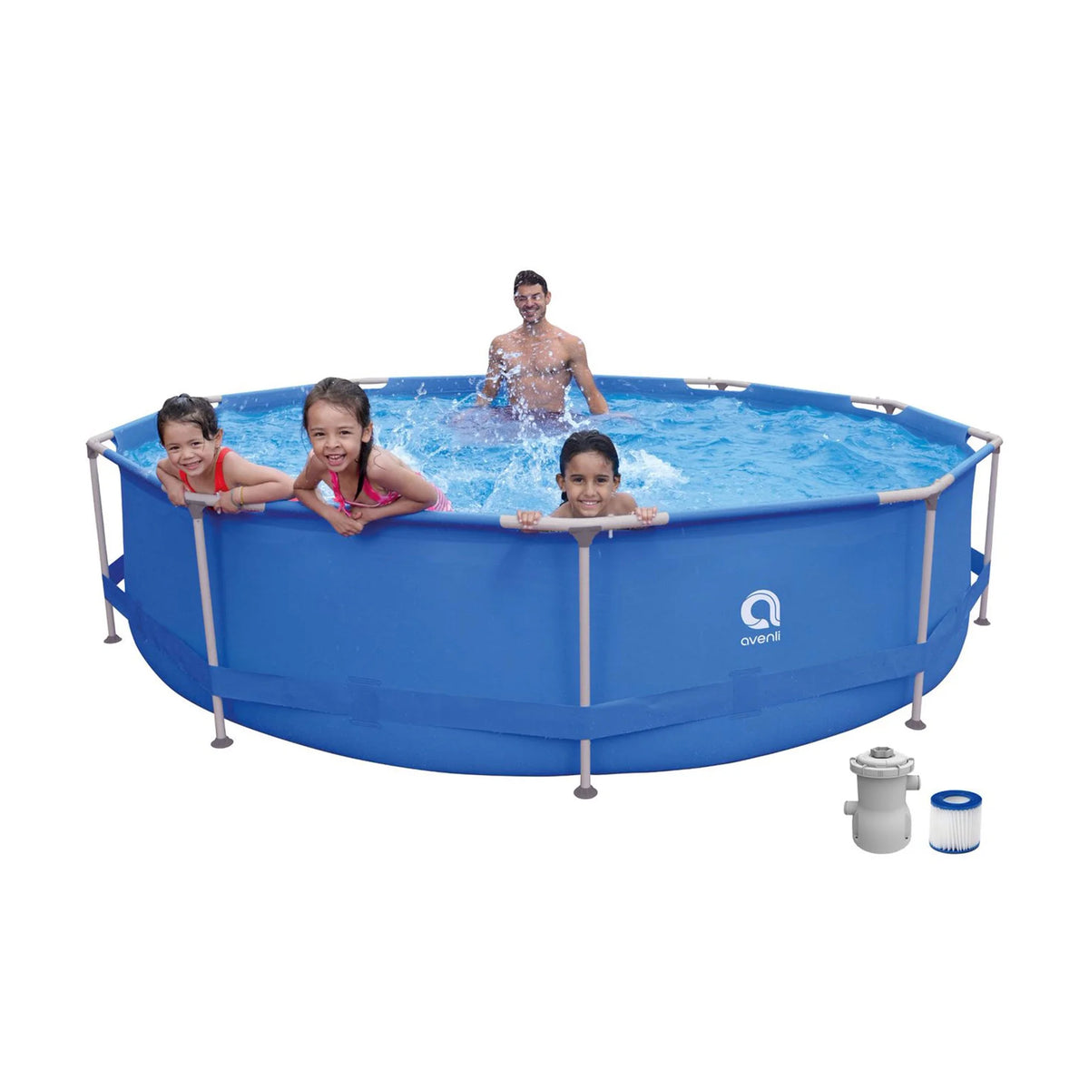 Round 12 Foot by 30 Inch Swimming Pool N3389