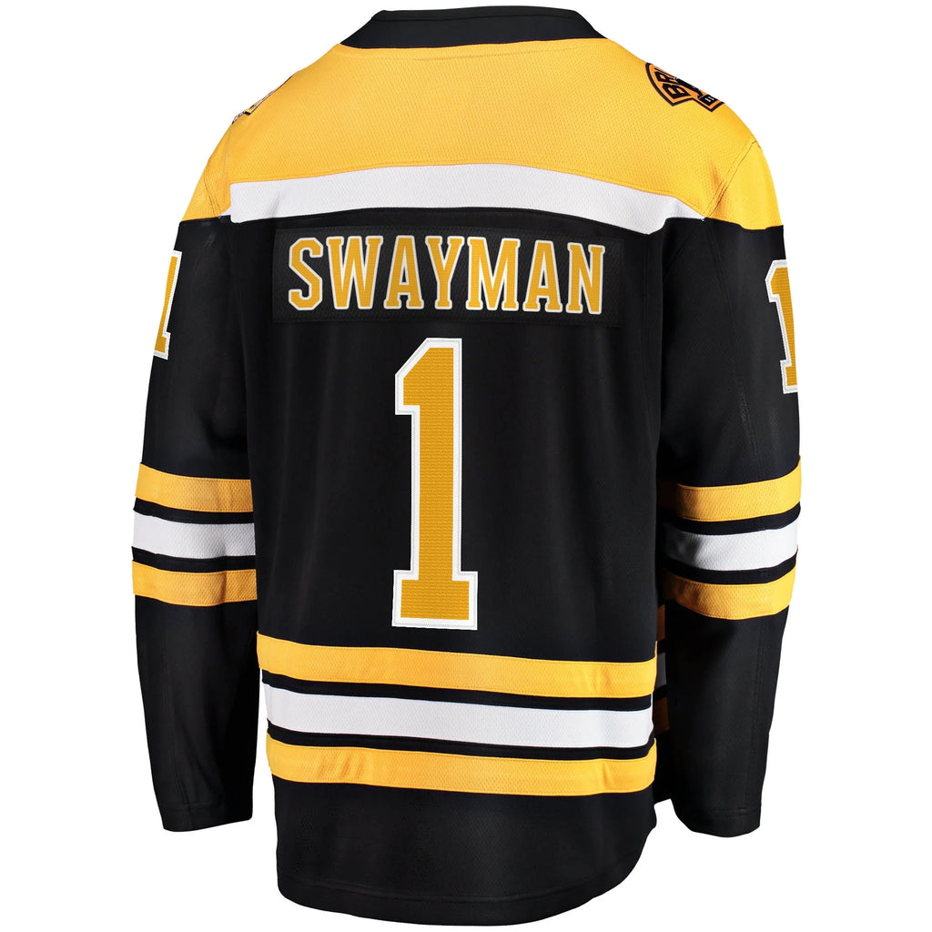 Men's Black Replica Jersey J45523