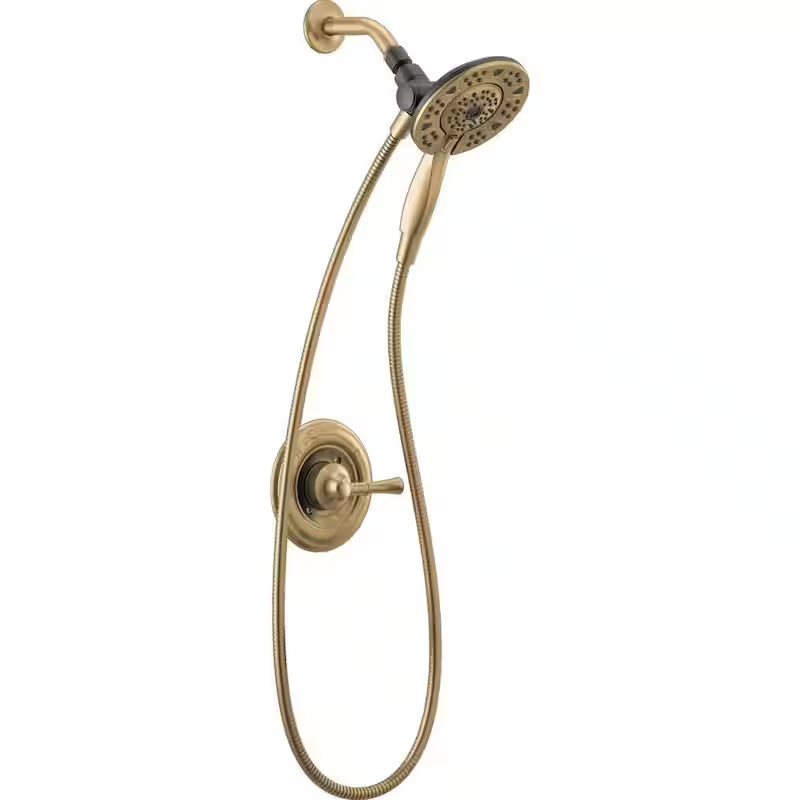 Single-Handle 4-Spray Shower Faucet in Champagne Bronze R708802