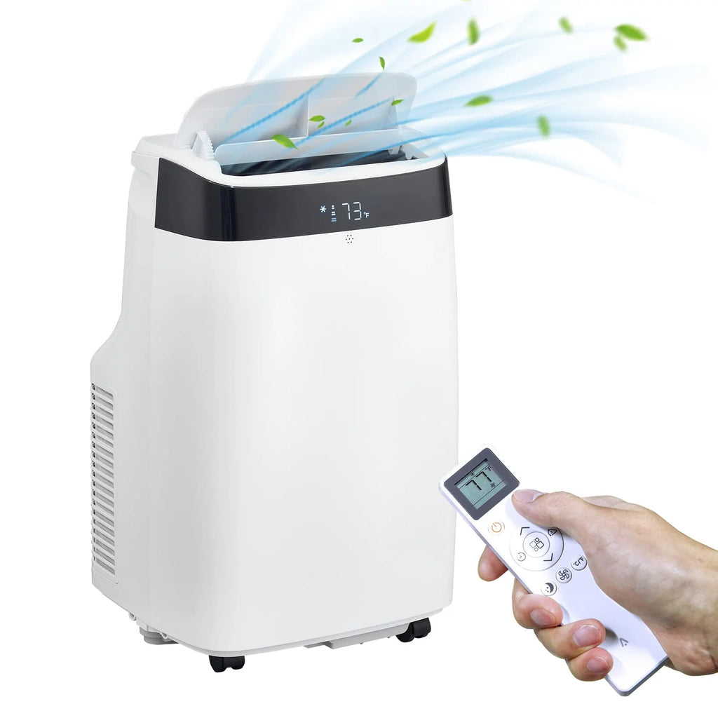 Portable Air Conditioners Fan, 10,000 BTU, with Dehumidifier, Remote Control & Window Kit Q675781